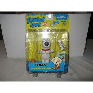 Family Guy Brian Griffin Action Figure 2010 6 Inch Scale RARE Mezco Toy New